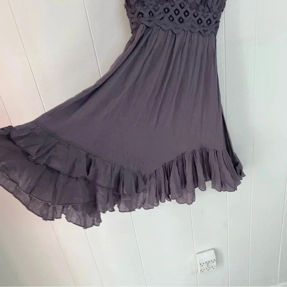Free People Purple Lace Mini Dress—NWOT - Picture 6 of 16